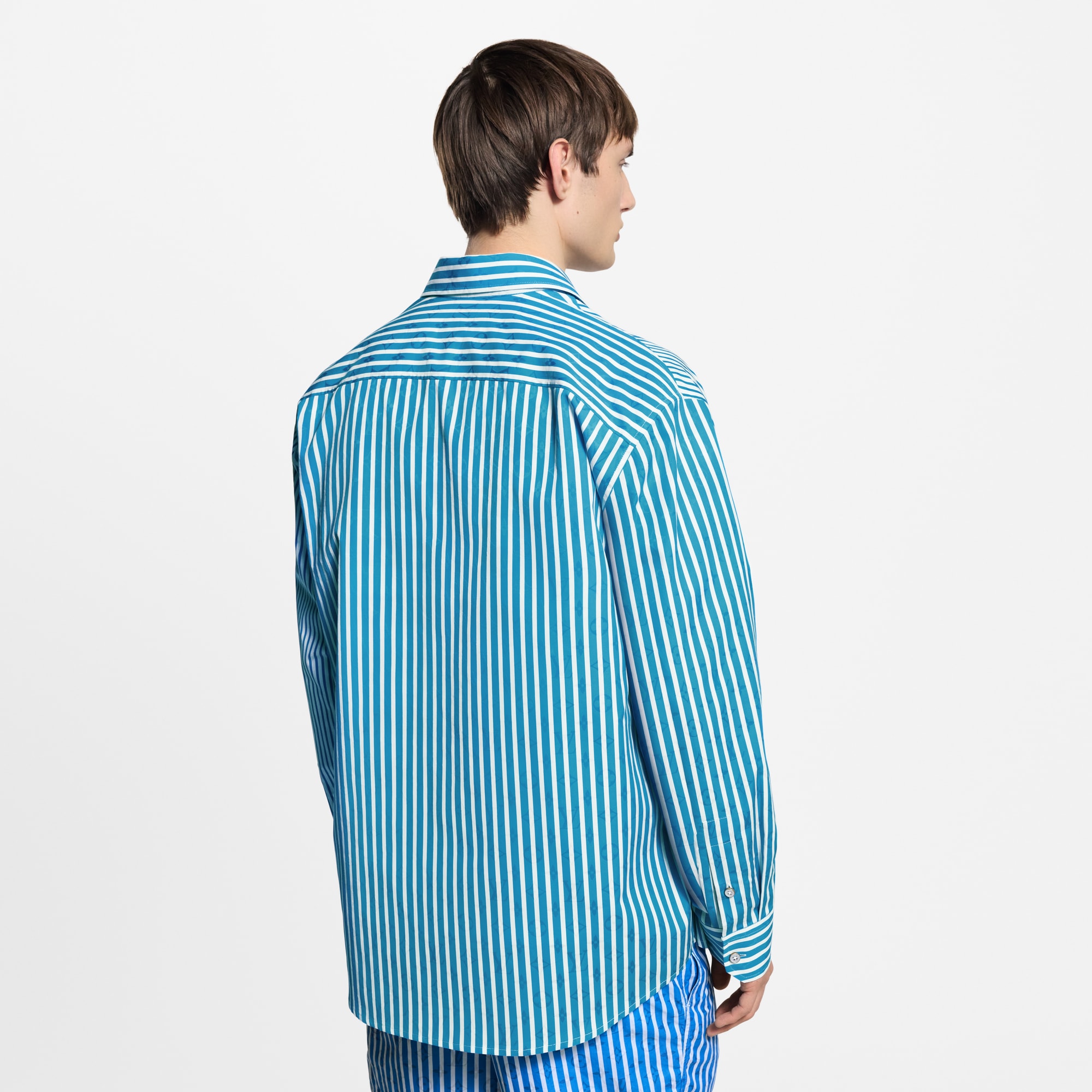 Monogram Patchwork Striped Shirt - Ready-to-Wear | LOUIS VUITTON